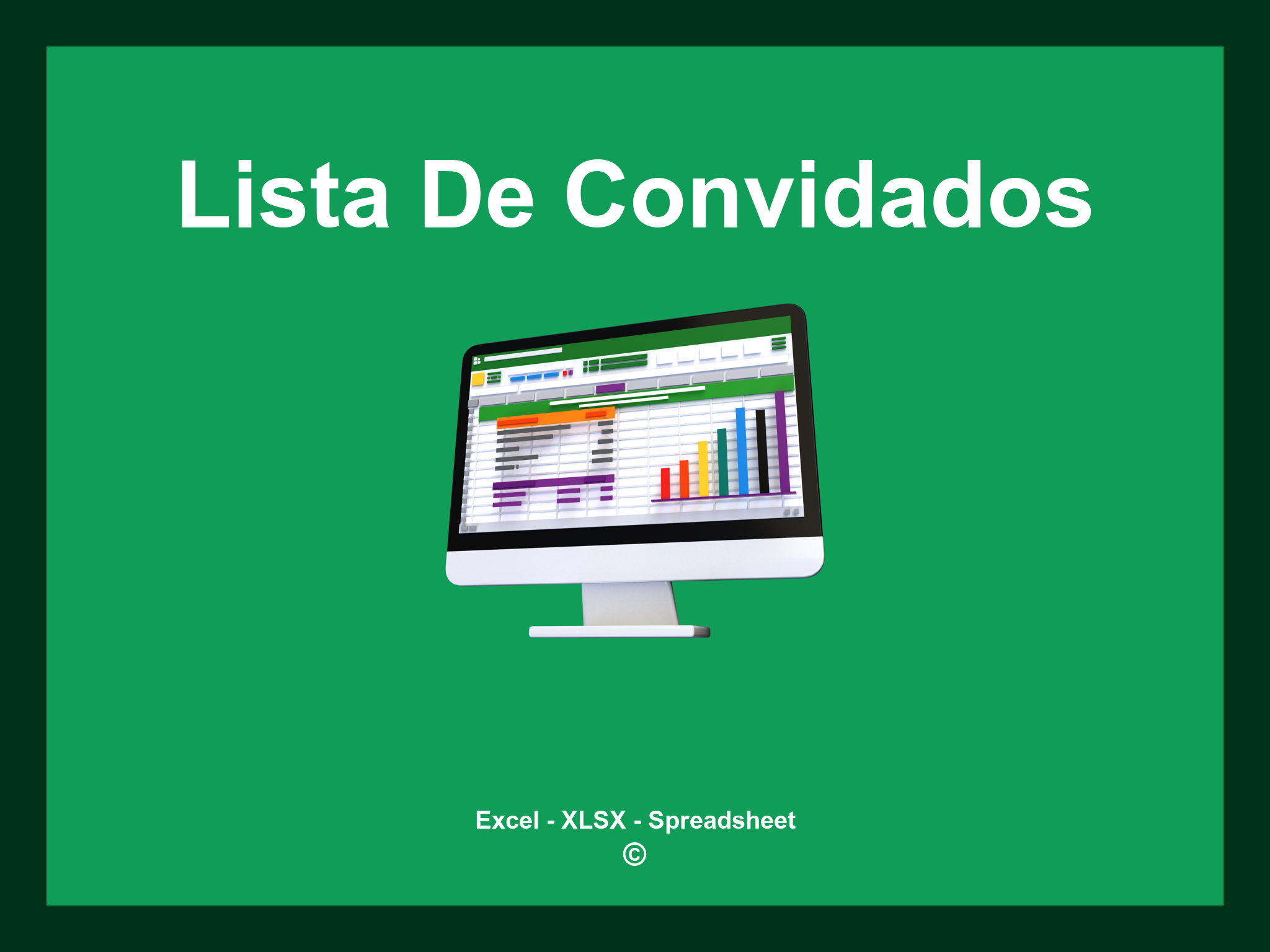 Planilha Lista De Convidados Excel