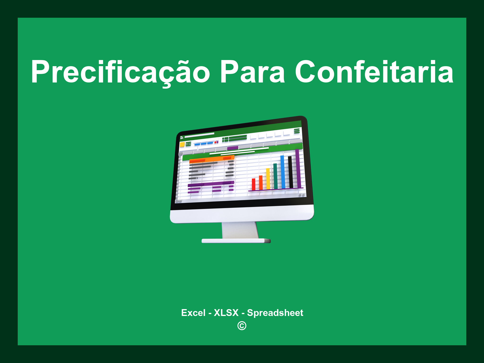 Planilha De Precificação Para Confeitaria Excel