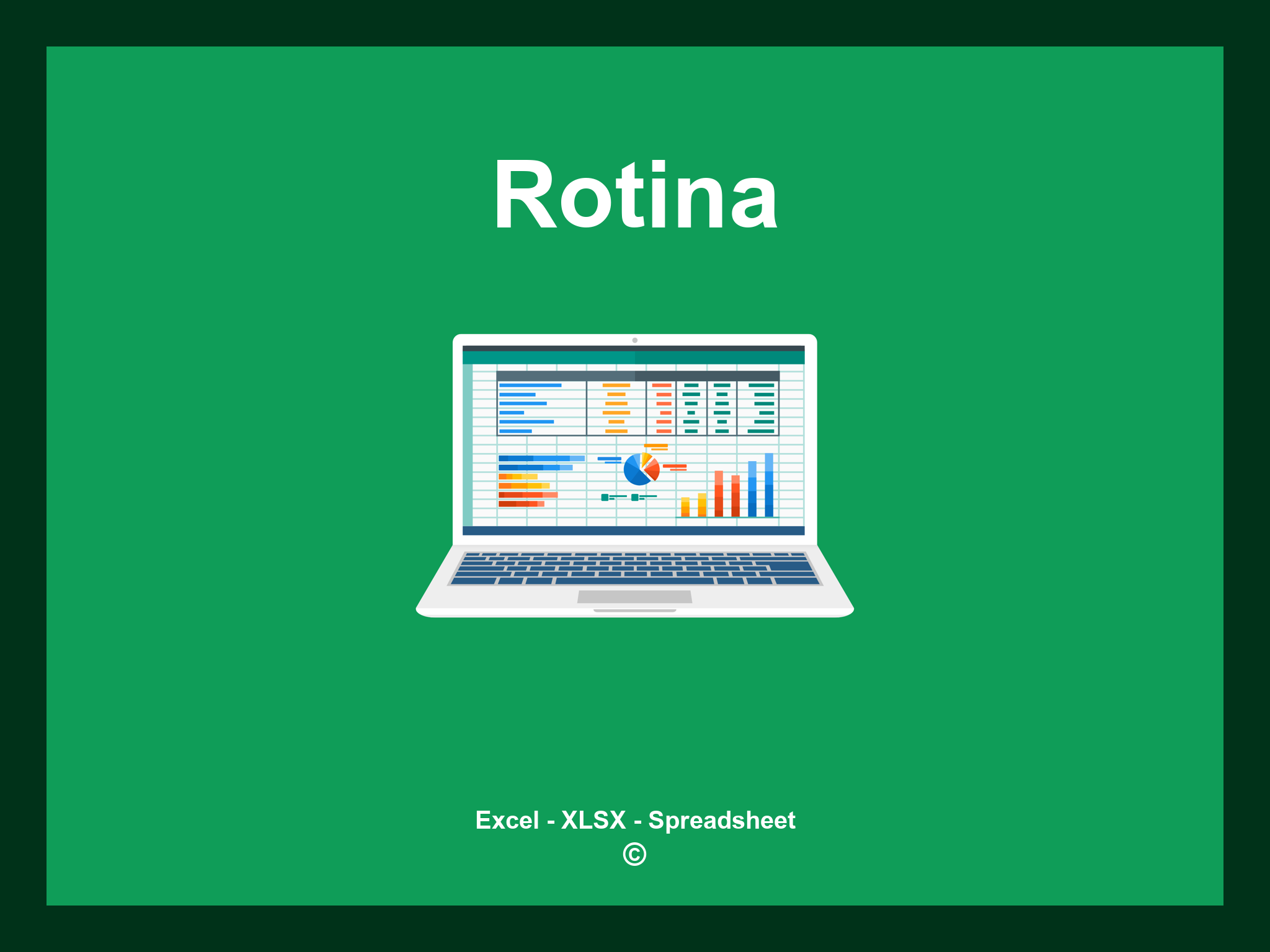 Planilha De Rotina Excel